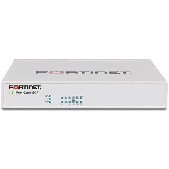 FortiGate-81F (8 x GE RJ45 ports, 2 x RJ45/SFP shared media WAN ports, 128GB SSD) FG-81F