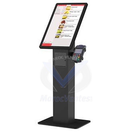 SELF POS Ecran Tactile 21 Pouces 8 Go de RAM DDR4 Disque Dur SSD 128 Go Black GS-H3 B