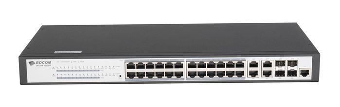Switch 24, 10/100/1000 Base-T Ports and 4 1000 Base-X Ports S2528-P