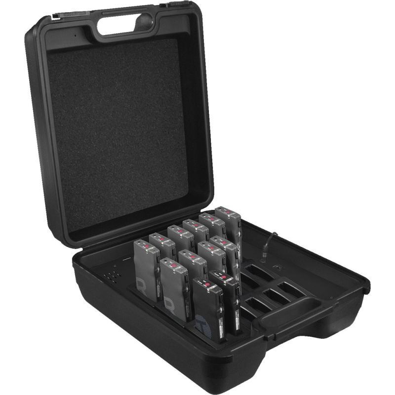 Mallette de transport avec fonction de charge intégrée pour système Guide jusqu'à 18 appareils TG-10CH18