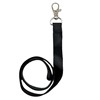 Cordon 15mm polyester satin imprime quadrichromie par sub  Crochet nickele pour cordon 15 mm Fermoir securitaire plastique noir pour cordon 15mm Cordon 15mm Polyester